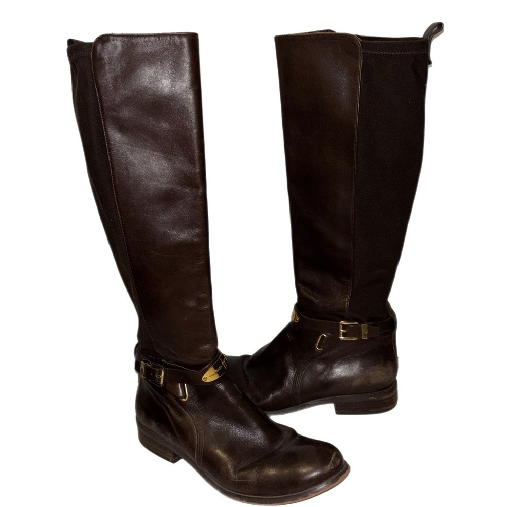 Michael Kors Dark Brown Over the Knee Boots